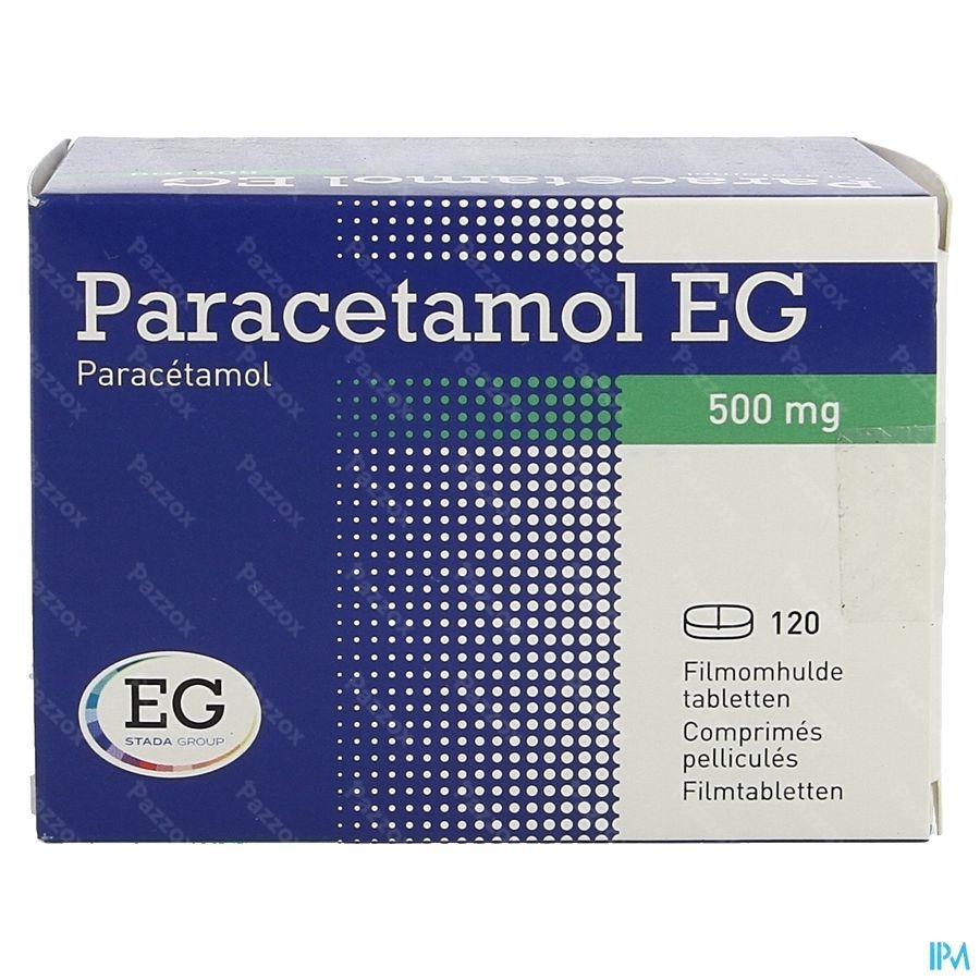 Paracetamol EG 500Mg Comp Pell 120 Blister