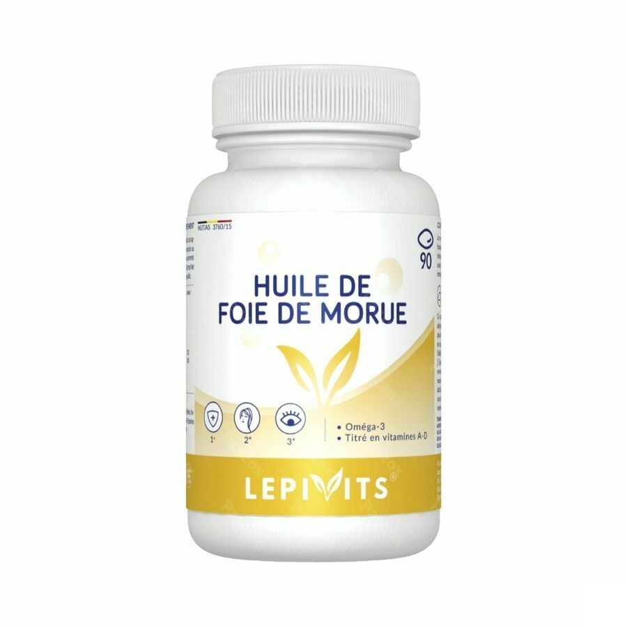 Huile Foie De Morue Caps 90 Lepivits