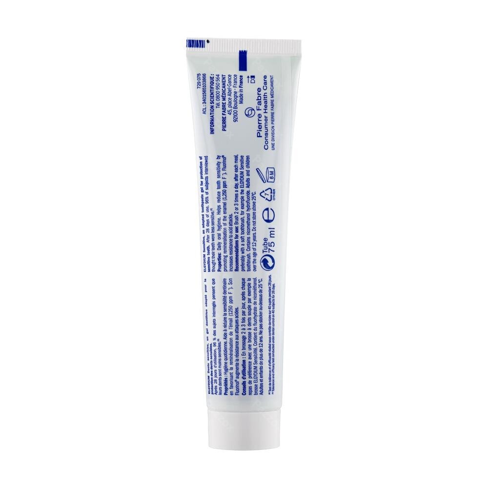 Elgydium Dentifrice Gel Dents Sensibles 75ml