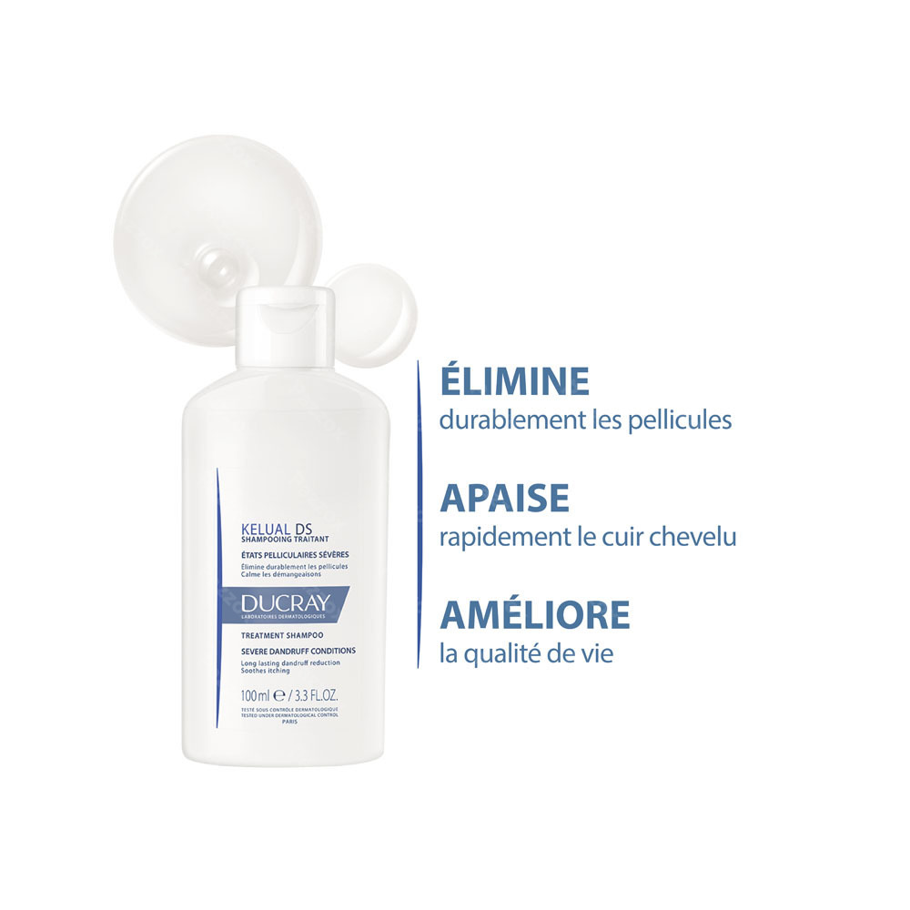 Ducray Kelual DS Shampooing États Pelliculaires Sévères 100ml
