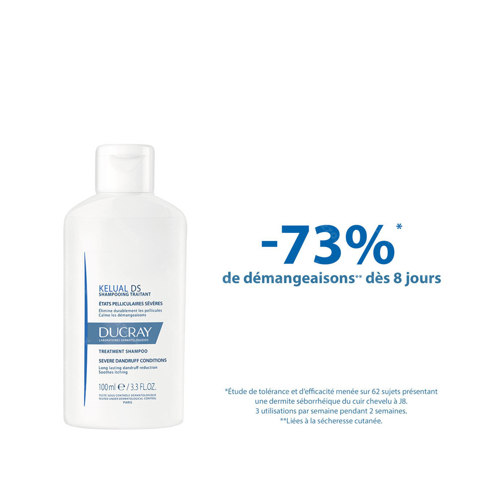 Ducray Kelual DS Shampooing États Pelliculaires Sévères 100ml
