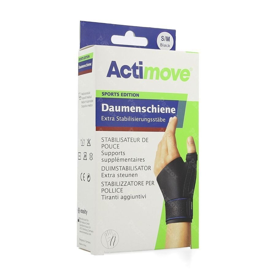 Actimove Sport Thumb Stabilizer Black S/m 1