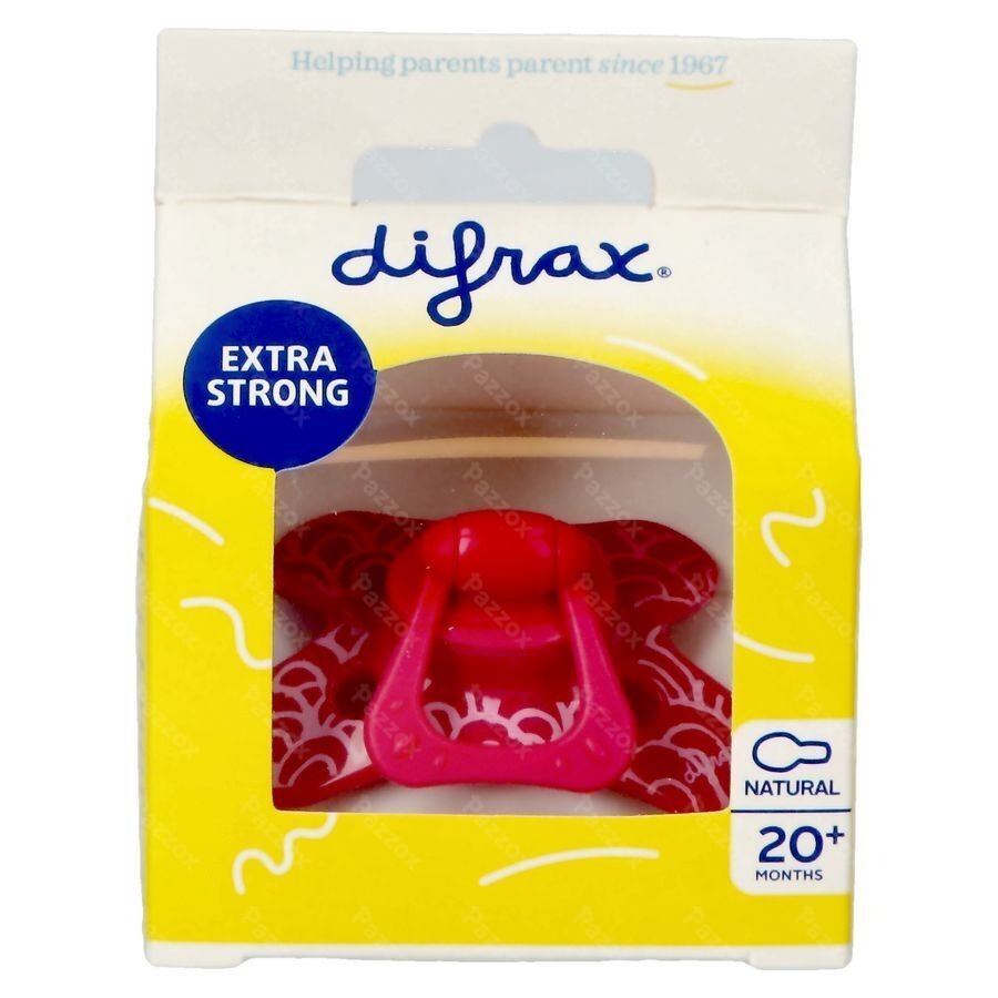 Difrax Sucette Natural 20m+ Assorti