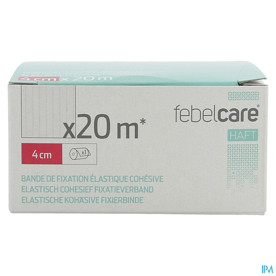 Febelcare Haft Bande Fix.elastiq. Cohesive 4cmx20m