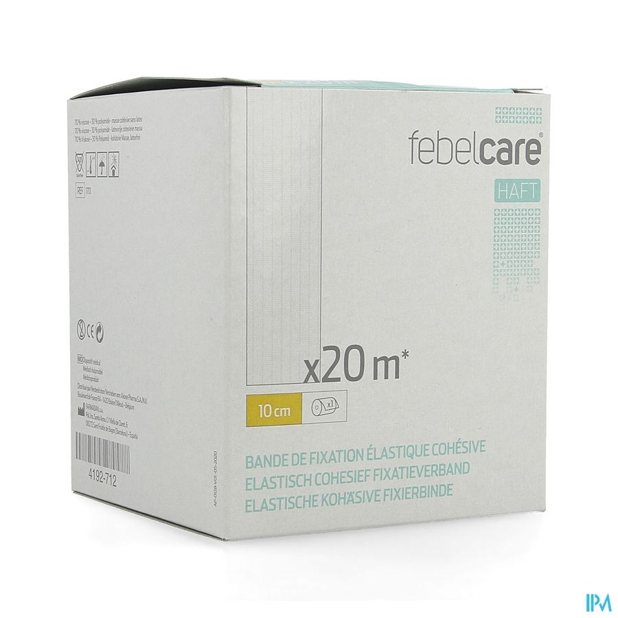 Febelcare Haft Bande Fix.elastiq.cohesive 10cmx20m
