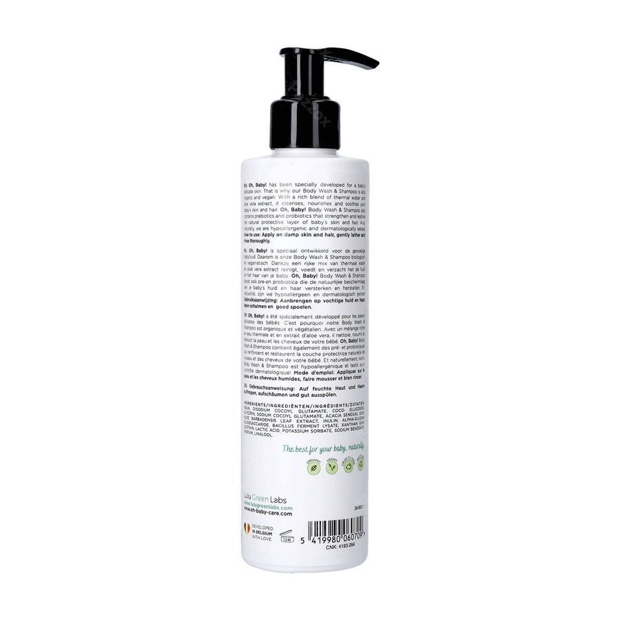Oh Baby Body Wash & Shampoo 250ml