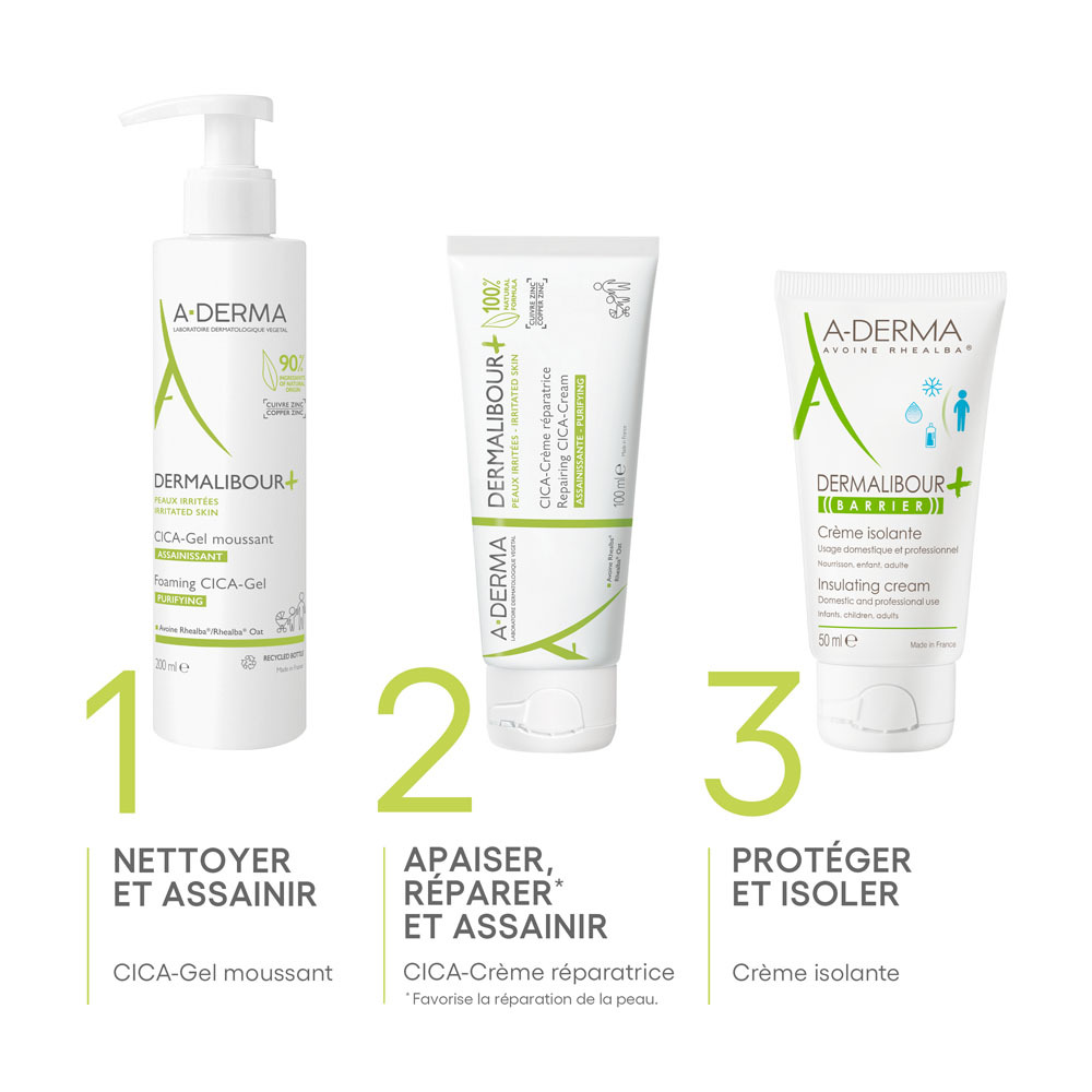 A-Derma Dermalibour+ Cicagel Moussant 200ml