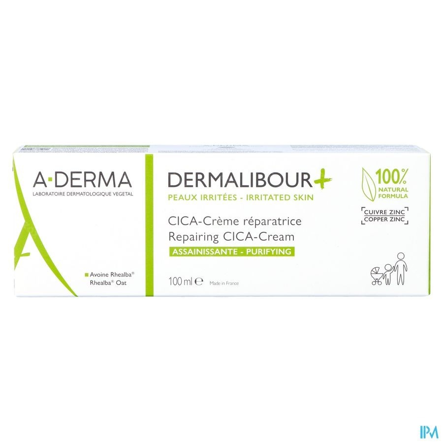 A-Derma Dermalibour + Cicacrème Reparatrice 100ml