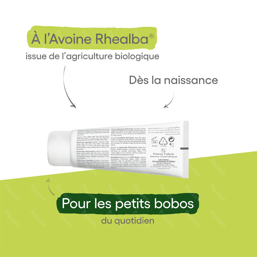 A-Derma Dermalibour + Cicacrème Reparatrice 100ml