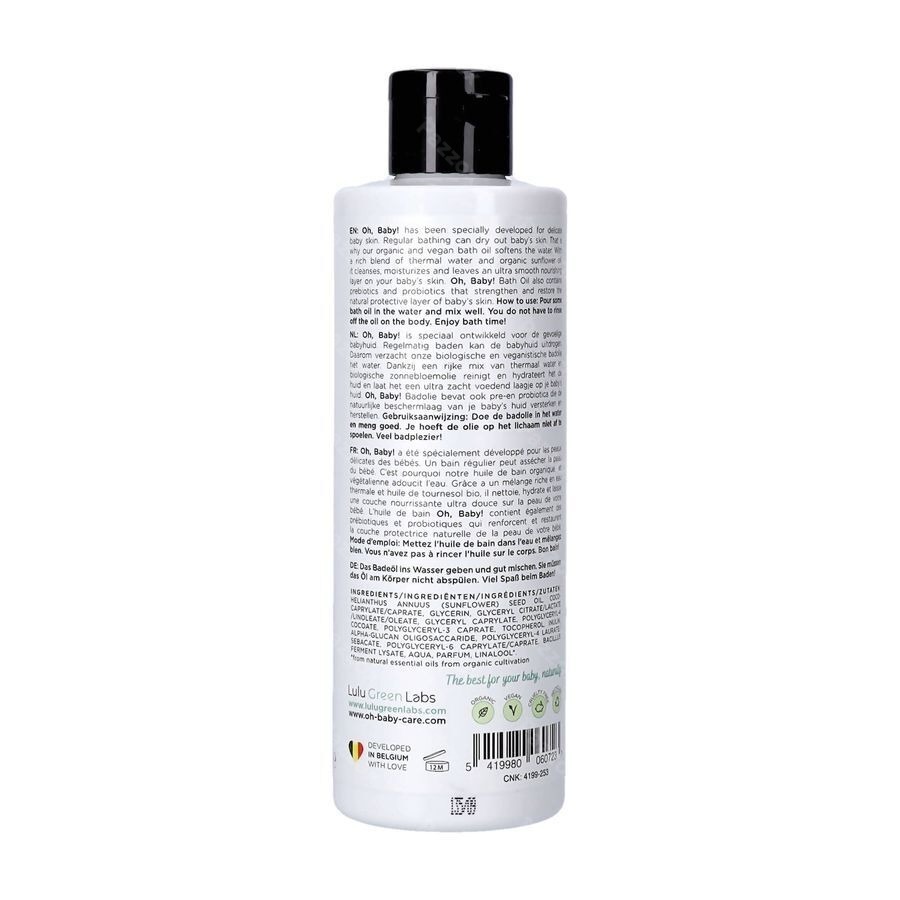 Oh Baby Huile Bain 250ml