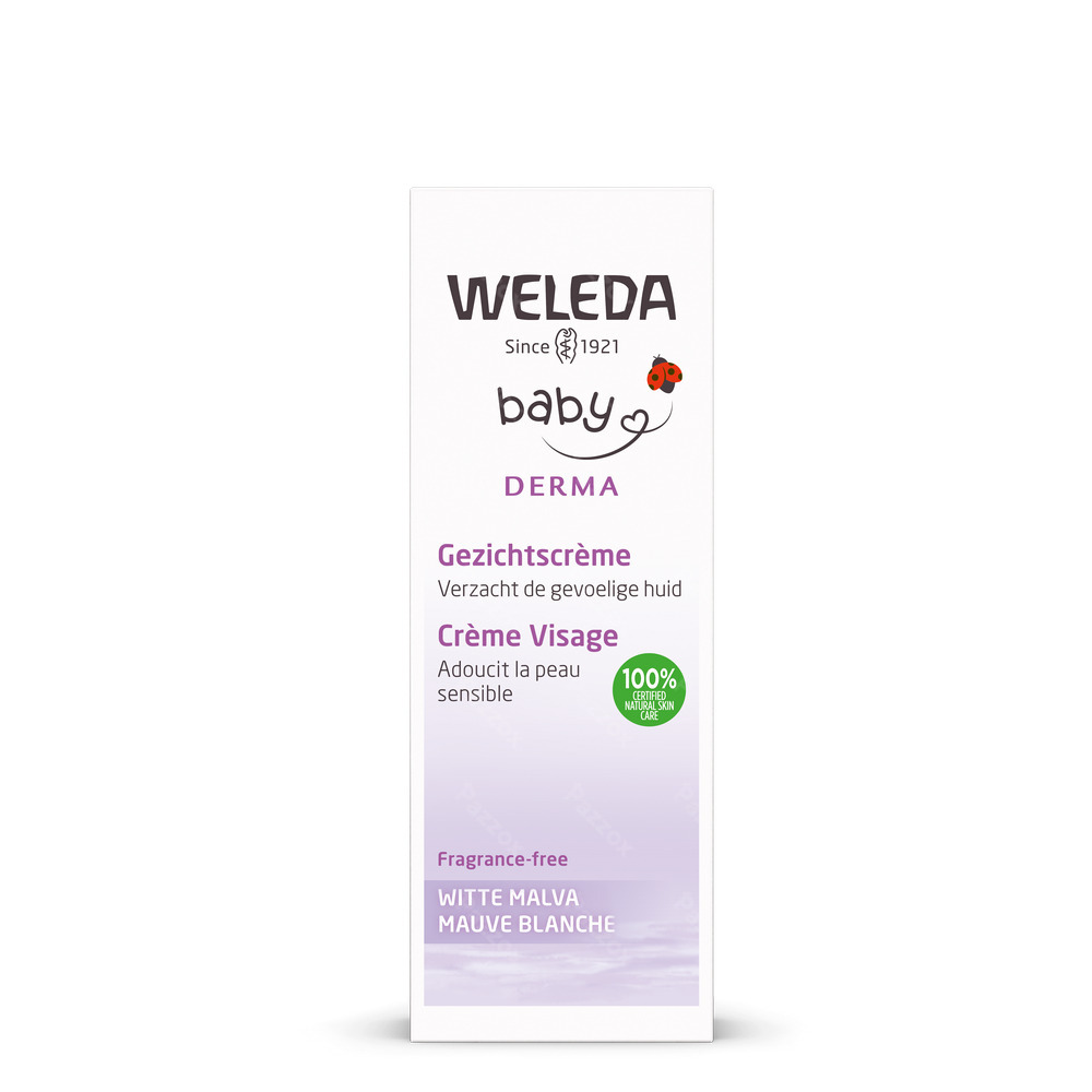 Weleda Sensitive Cr Visage Mauve Blanche 50ml Nf
