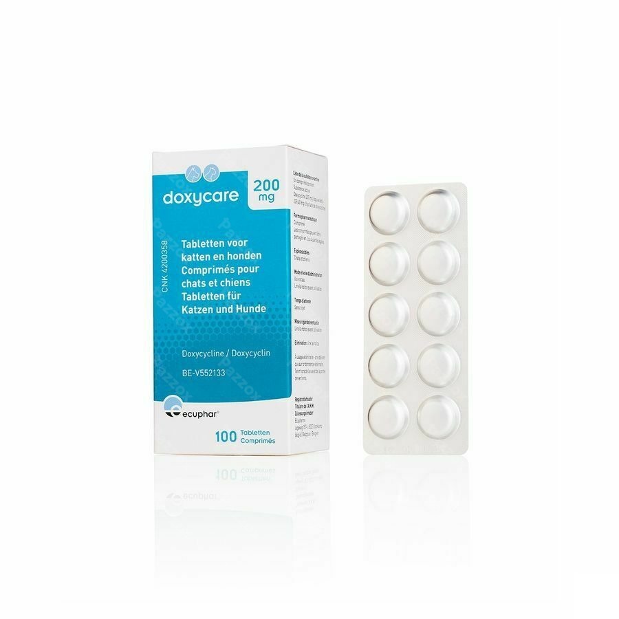 Doxycare 200mg Chat Chien Comp 100