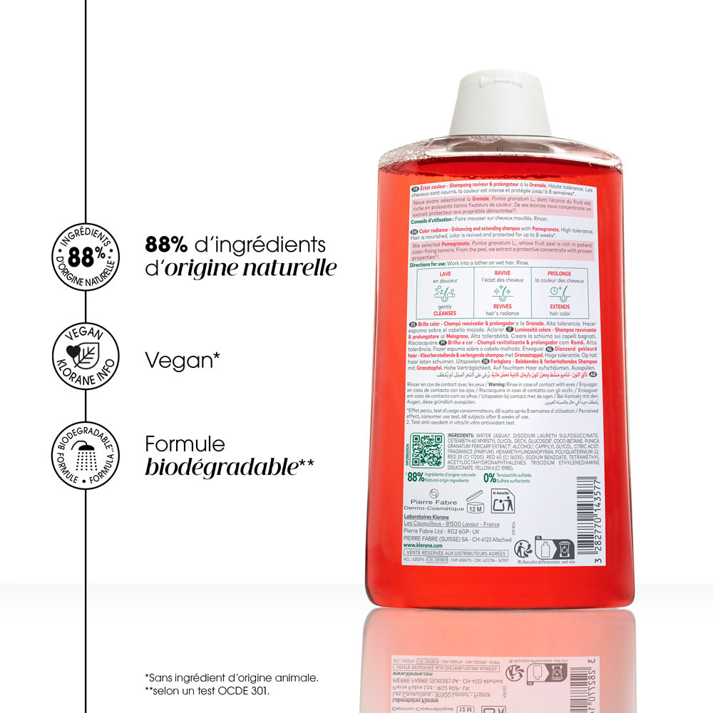 Klorane Capil. Sh Grenade 400ml