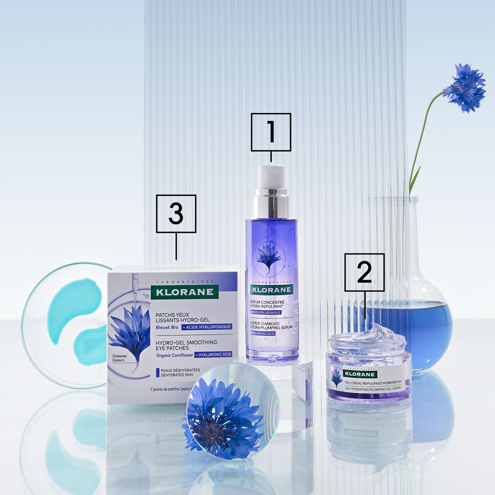 Klorane Visage Bleuet Patchs Defatig. Express 1x2