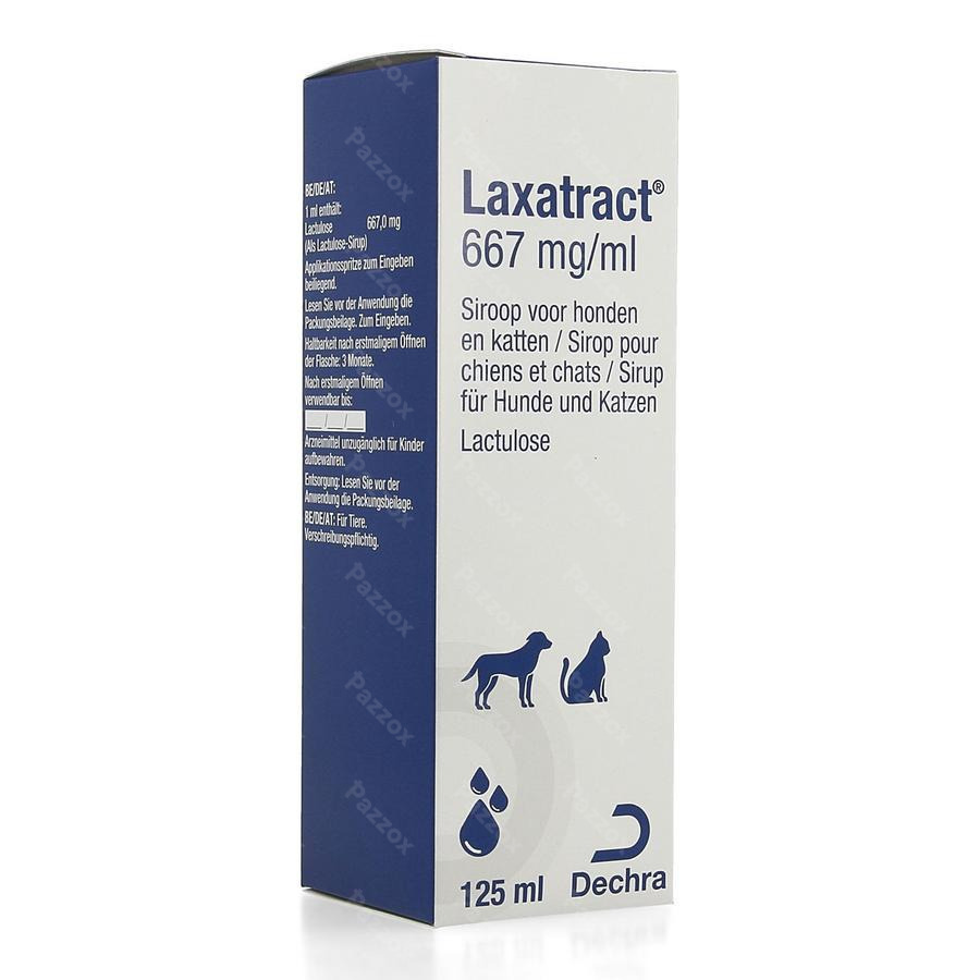 Laxatract 667mg/ml Sirop Chien Chat Fl 125ml