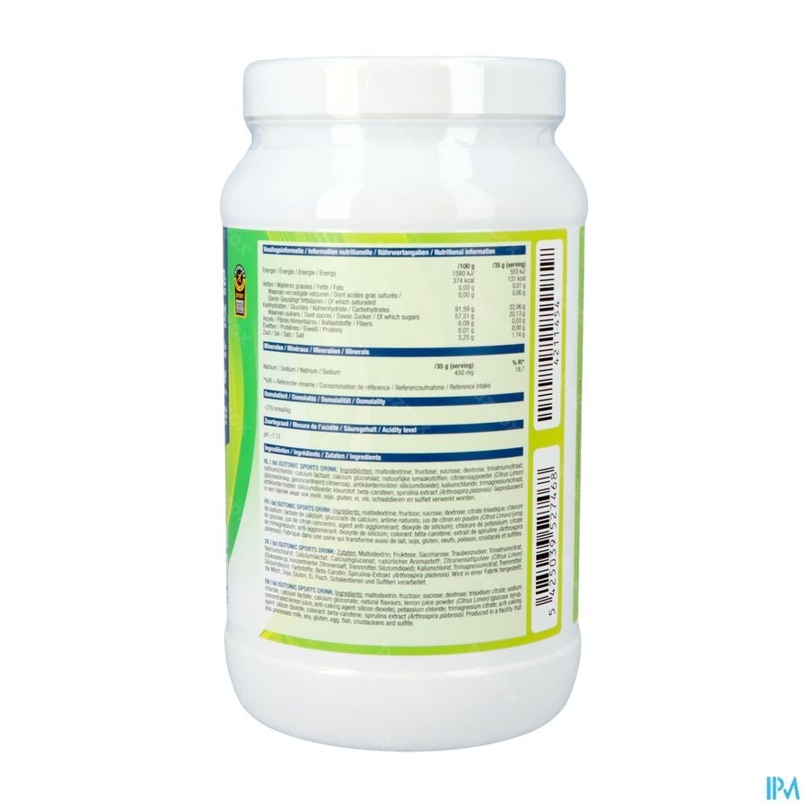 6d Sixd Isotonic Sports Drink Lemon Lime 1,4kg