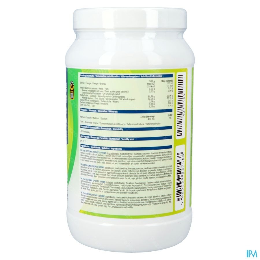 6d Sixd Isotonic Sports Drink Lemon Lime 1,4kg