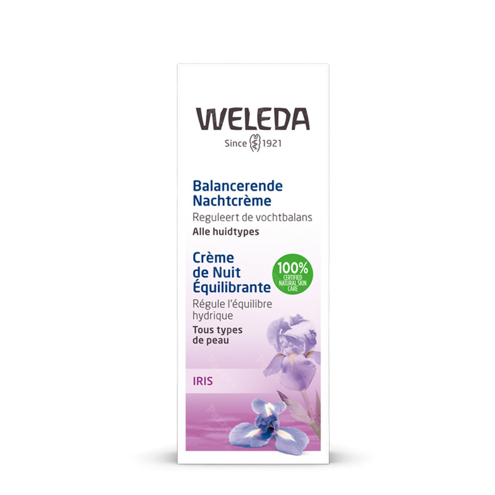 Weleda Crème De Nuit Equilibrante à L'iris 30ml