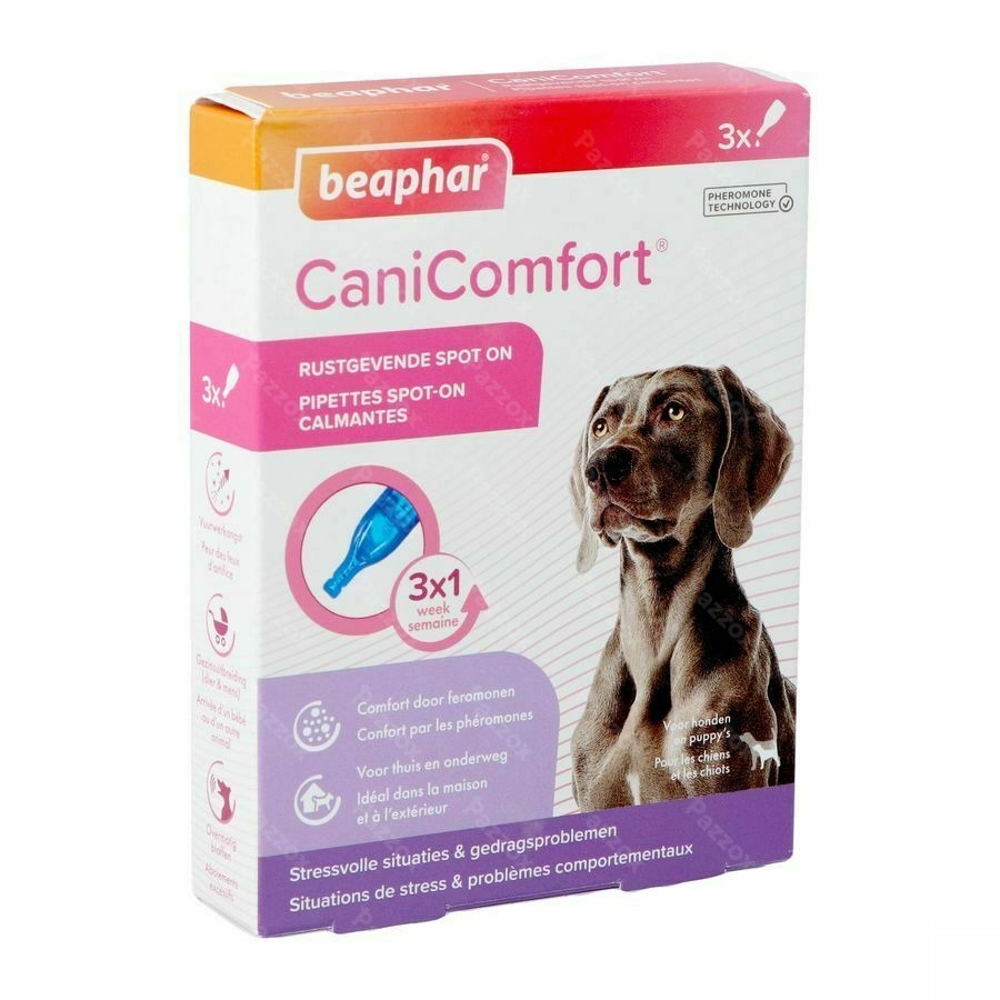 Beaphar Canicomfort Spot On Calmant 3x1ml