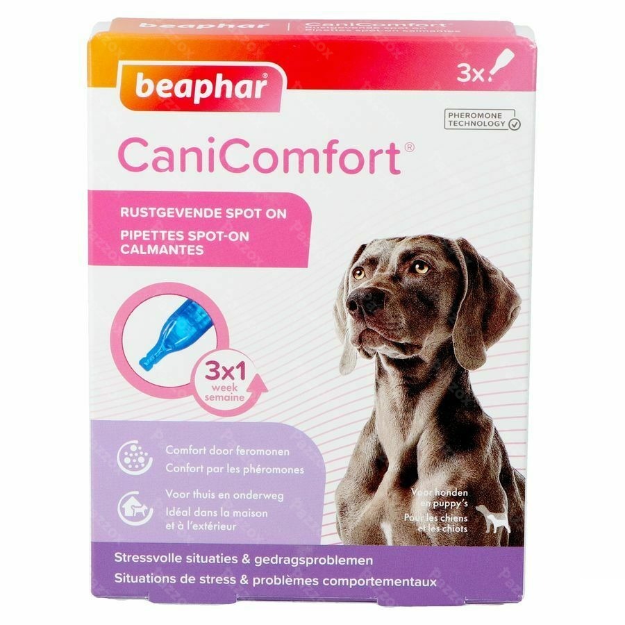 Beaphar Canicomfort Spot On Calmant 3x1ml