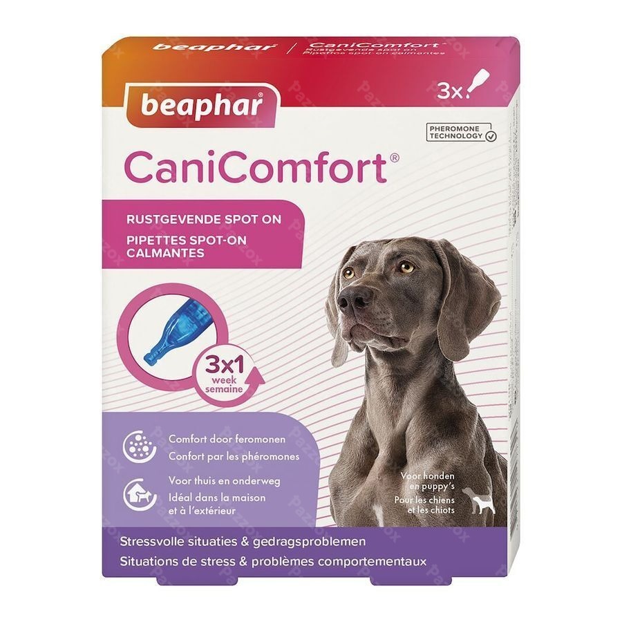 Beaphar Canicomfort Spot On Calmant 3x1ml