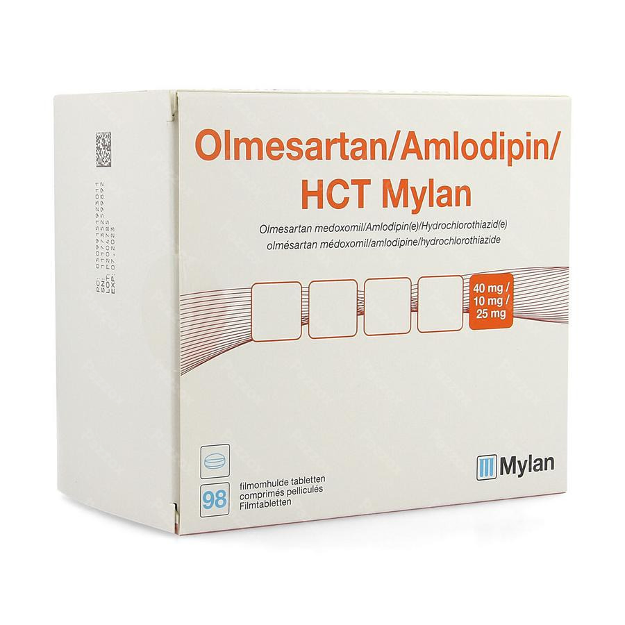 Olmesartan/amlodip/hct Mylan40/10/25,0 Comp Pel 98
