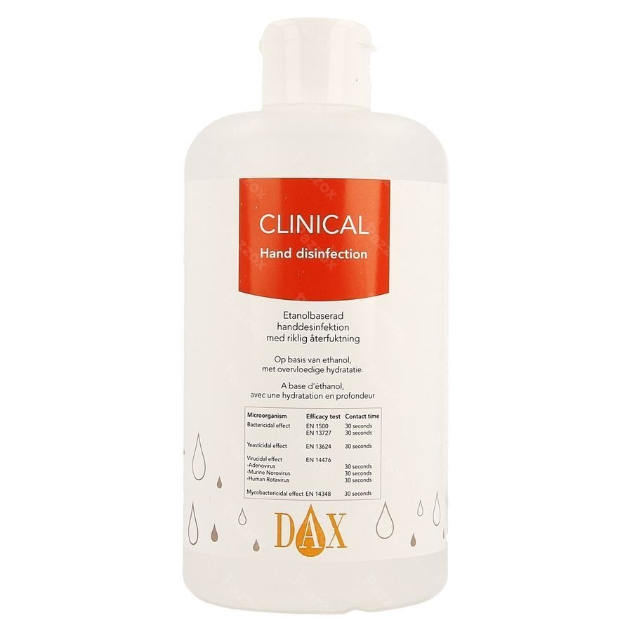 Dax Clinical Desinfectant Main Fl Souple 500ml
