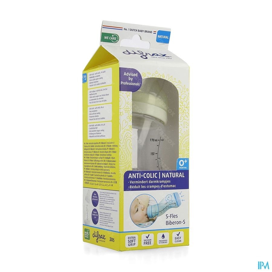 Difrax Biberon-s Natural Creme 170ml