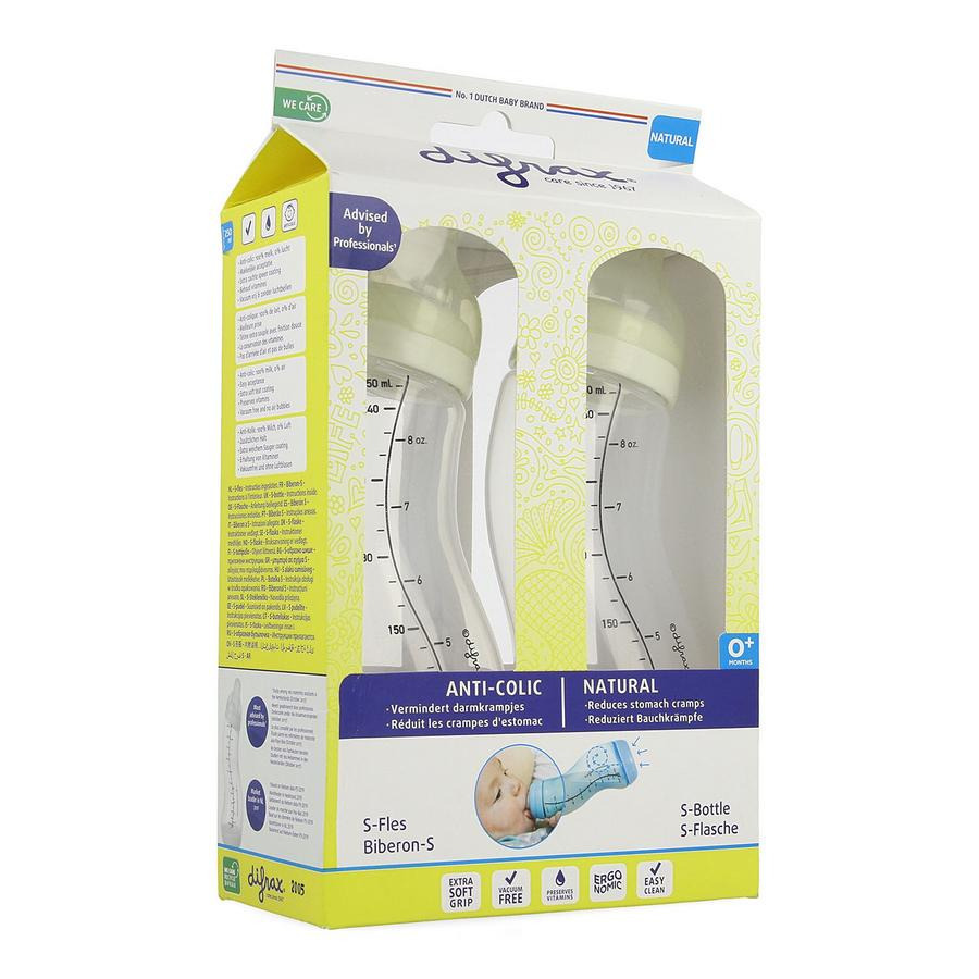 Difrax Biberon-s Natural Creme/creme 250ml 2pack