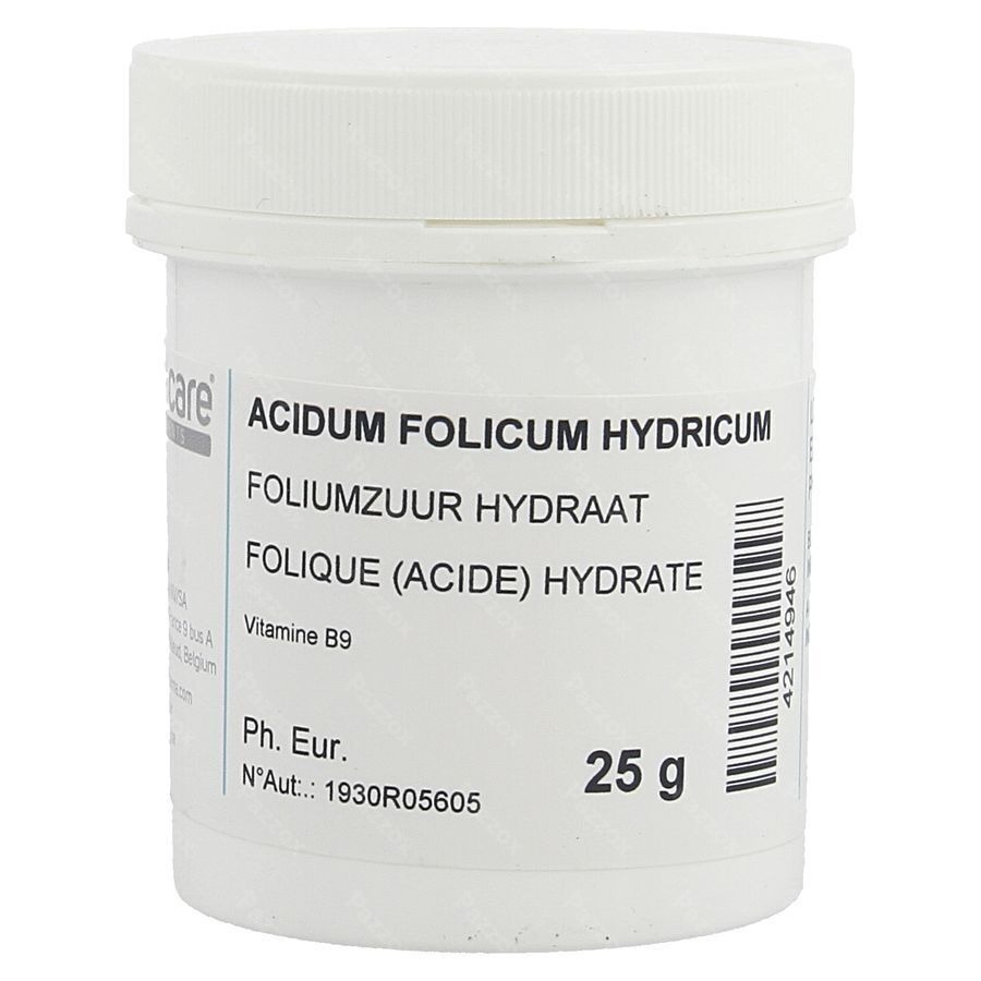Folique Acide Hydrate 25g Febelcare