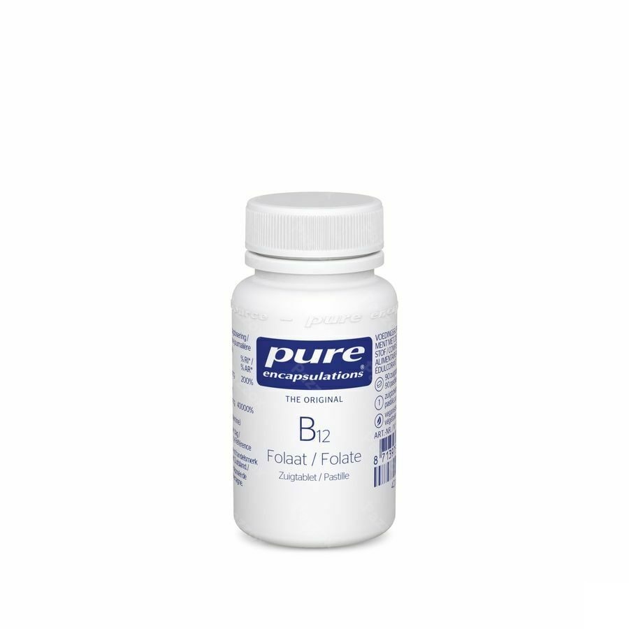 Pure Encapsulations B12 Folate Pot Comp Suc. 90