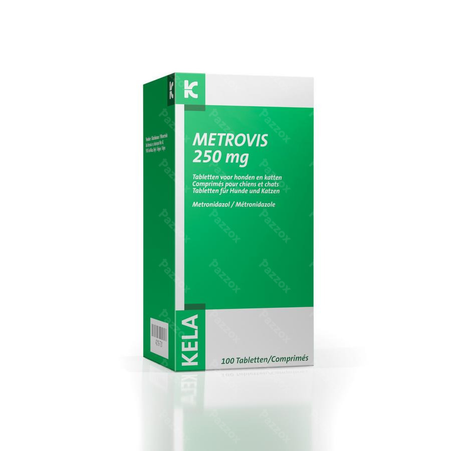 Metrovis 250mg Comp 100