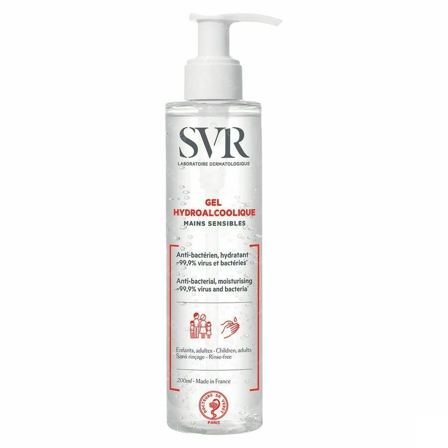 Svr Gel Hydroalcoolique Mains Sensibles 200ml