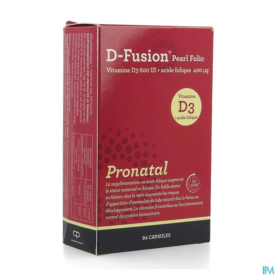 D-Fusion Pearl Folic 84 Capsules