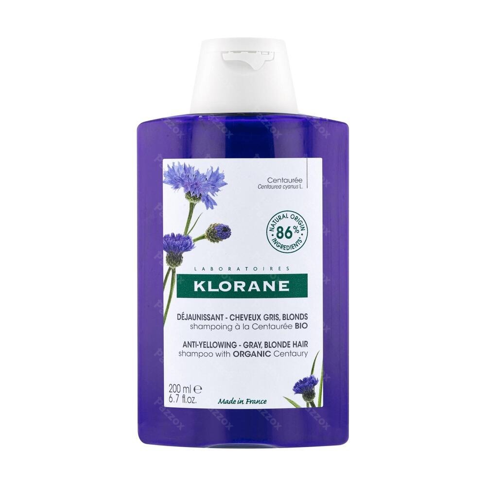 Klorane Shampooing Argent à La Centaurée 200ml