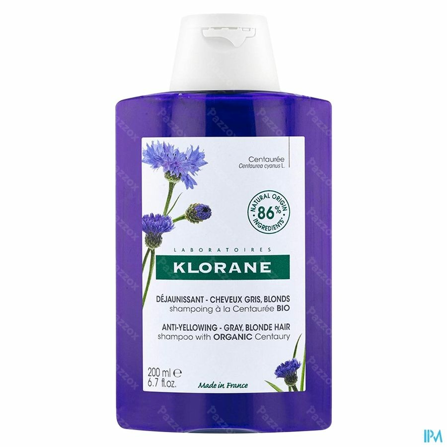 Klorane Shampooing Argent à La Centaurée 200ml