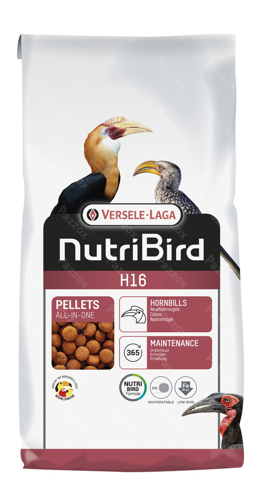 Nutribird H16 Alimentation D'Entretien Pour Les Calaos 10kg