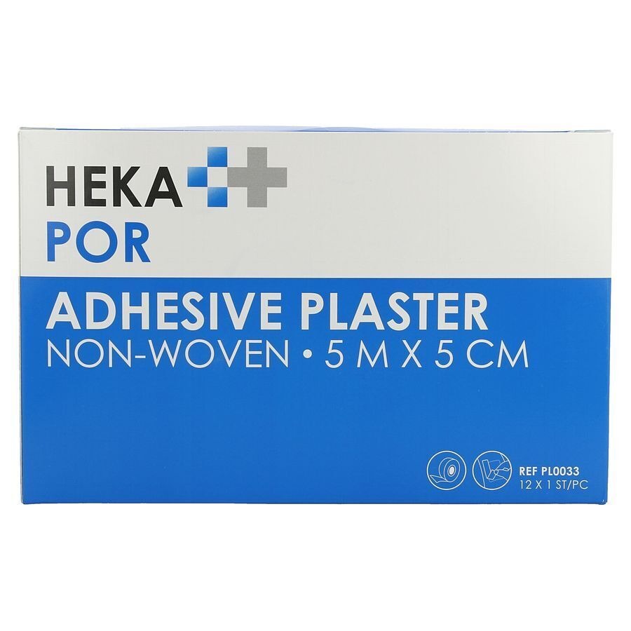 Hekapor Bande Adhesive Non-tis. 5mx5cm Roul 12