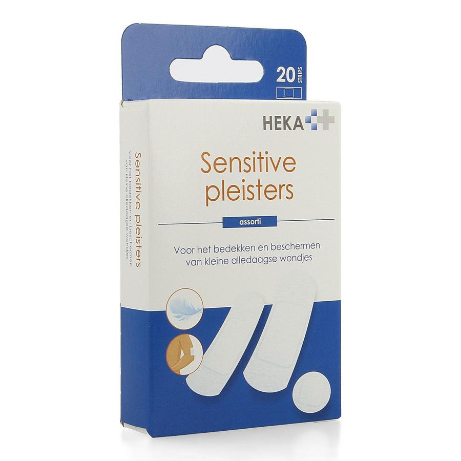 Heka Otc Sparadrap Peau Sensible Assortiment 20