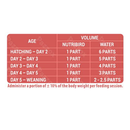 Nutribird A21 800g Aliment D'élevage à la Main Amazones, Cacatoès et Grandes Perruches + Autres Bébés Oiseaux Ayant Des Besoins Elevés en Protéines 800 g
