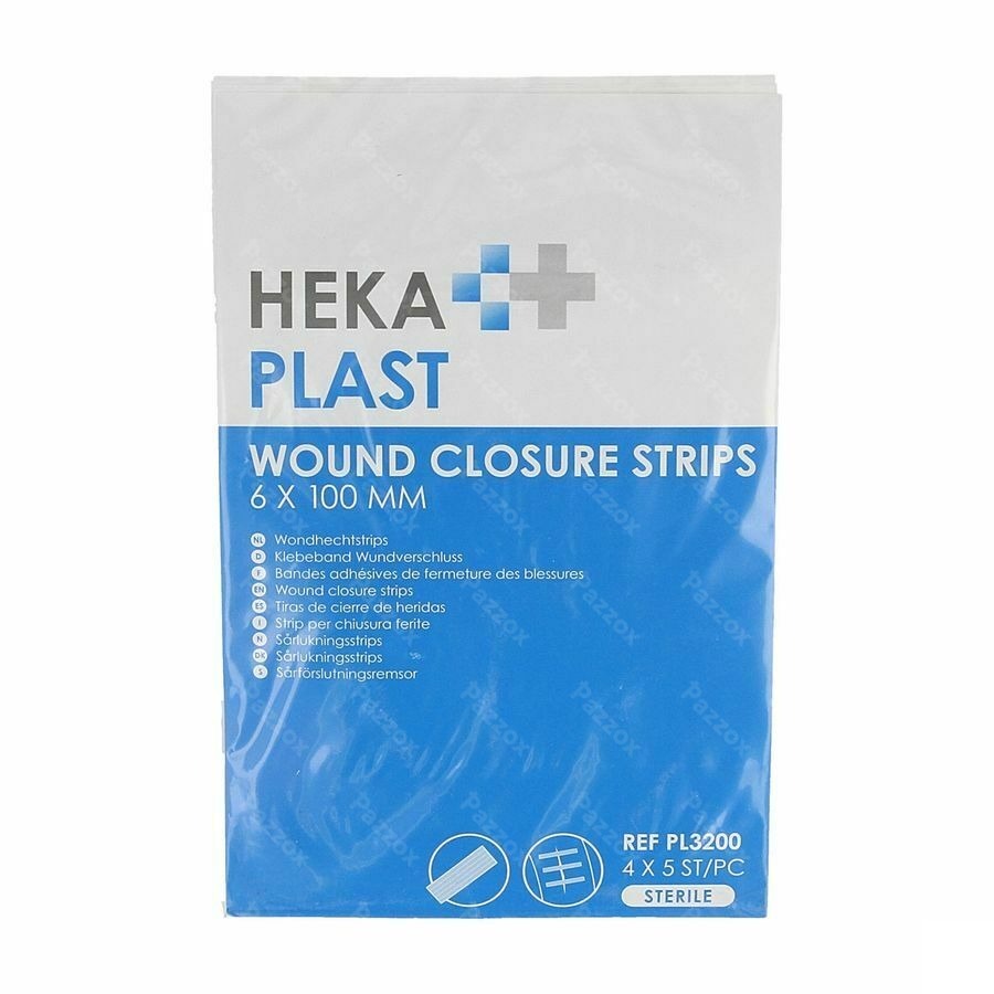Hekaplast Strips Suture Adhesifs 20