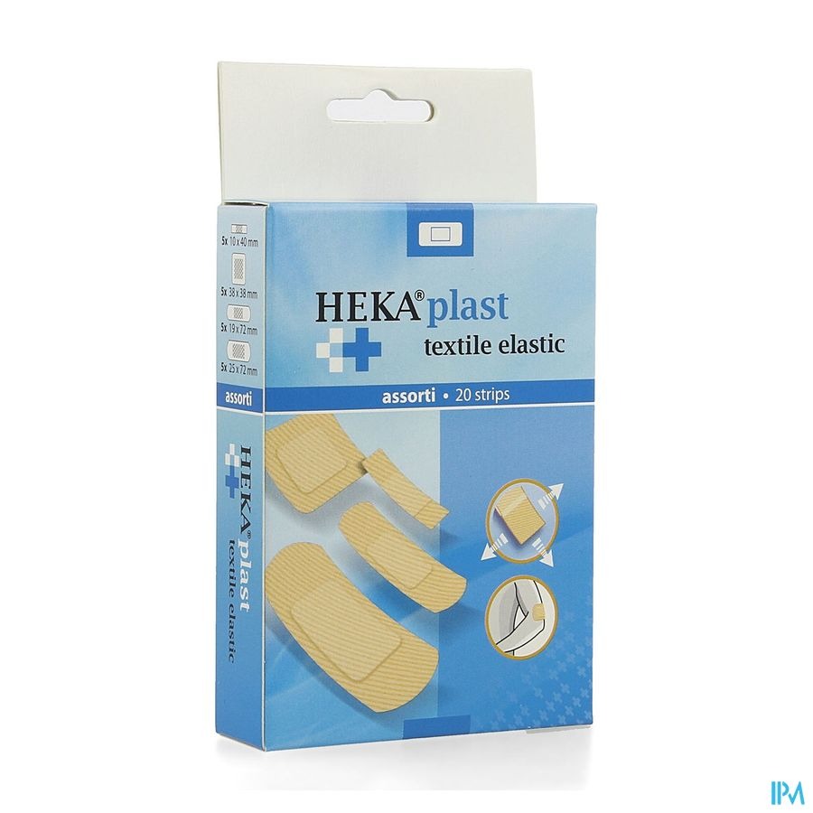 Heka Otc Sparadrap Textile Assortiment 20