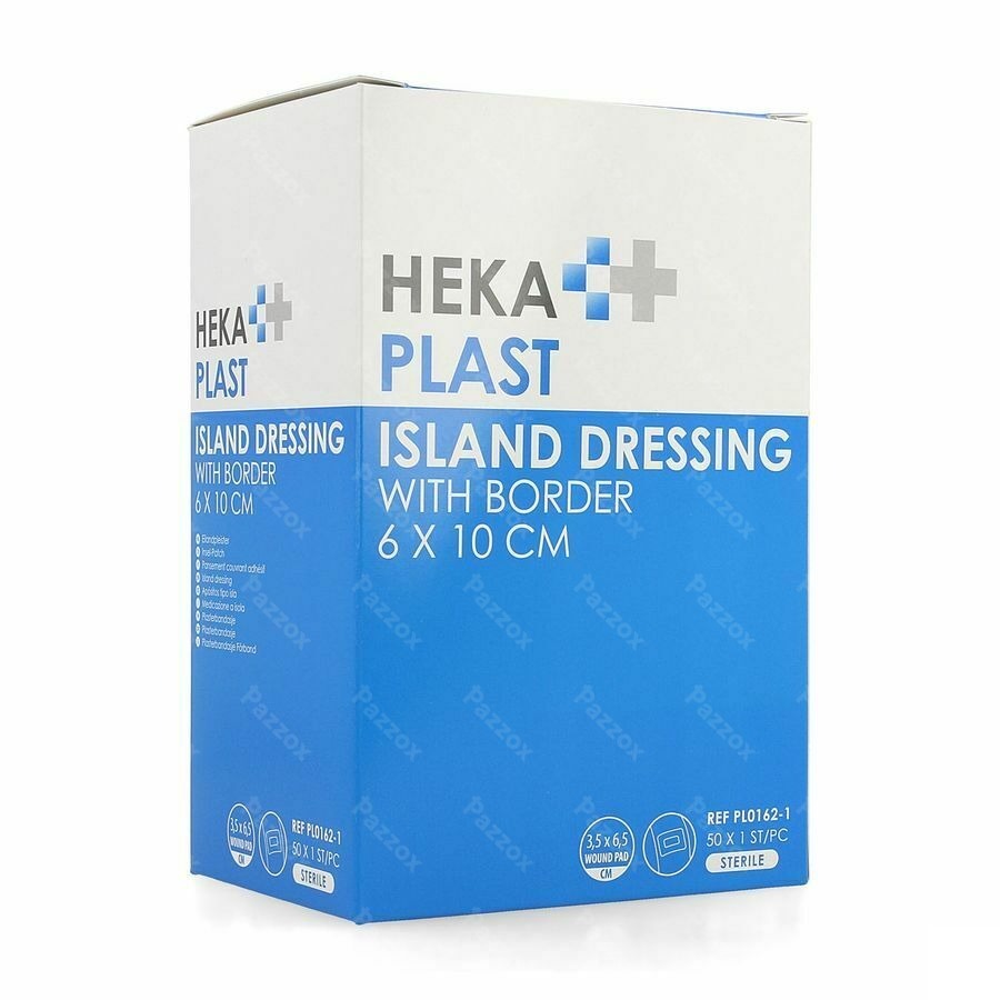 Hekaplast Border Pansement Ile Sterile 6x10cm 50