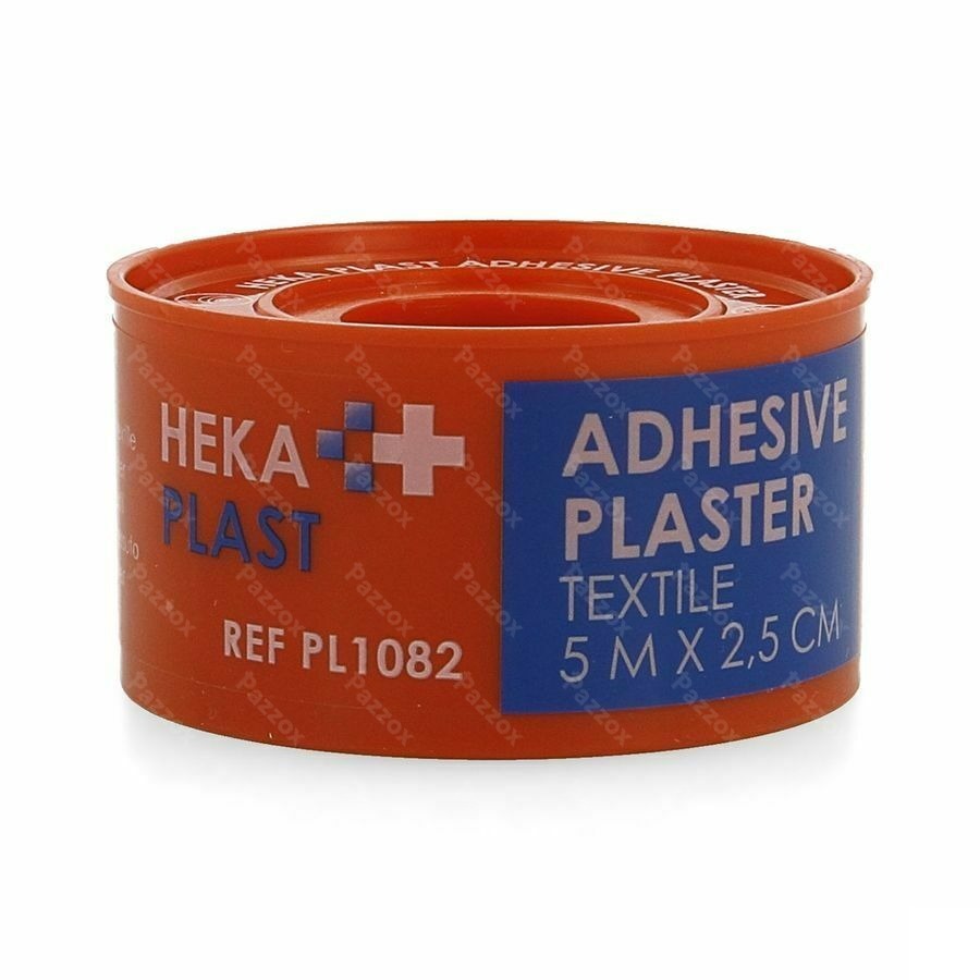 Hekaplast Bande Adhesive Textile 5mx2,5cm Rond 1