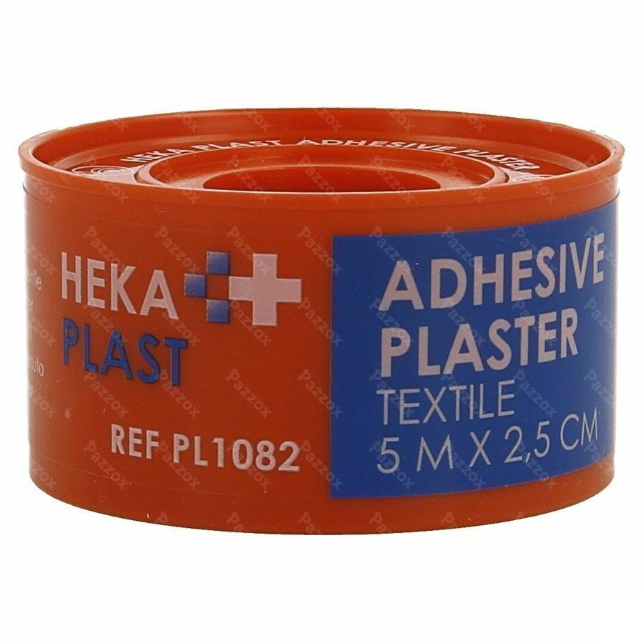 Hekaplast Bande Adhesive Textile 5mx2,5cm Rond 1