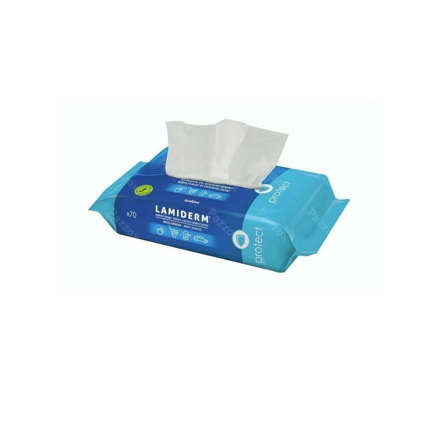 Lamiderm Protect Lingettes Desinfect. Flowpack 70