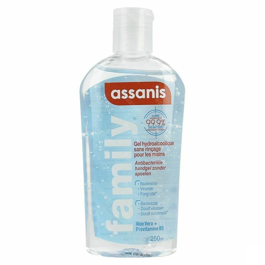 Assanis Gel Hydroalcoolique Flip Top 250ml