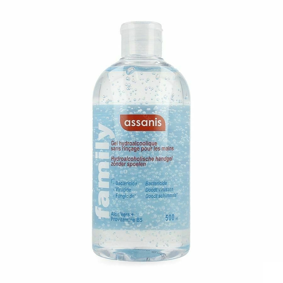 Assanis Gel Hydroalcoolique Flip Top 500ml