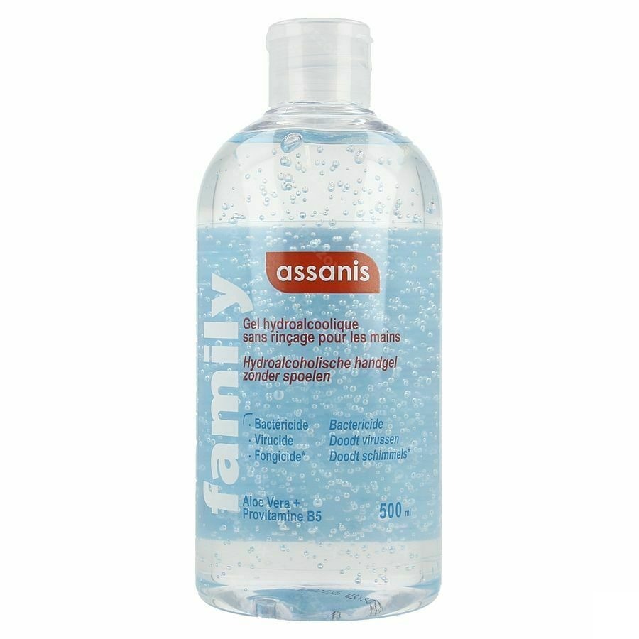 Assanis Gel Hydroalcoolique Flip Top 500ml