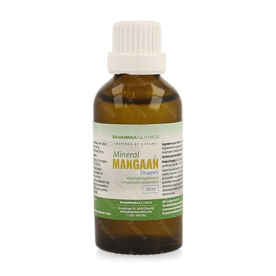 Mangaan Gouttes 50ml Pharmanutrics
